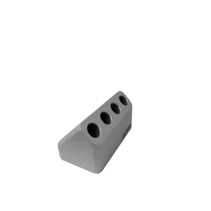 Rack para 4 tubos de 5 mL em 45°