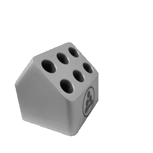 Rack para 6 tubos de 5 mL em 45°